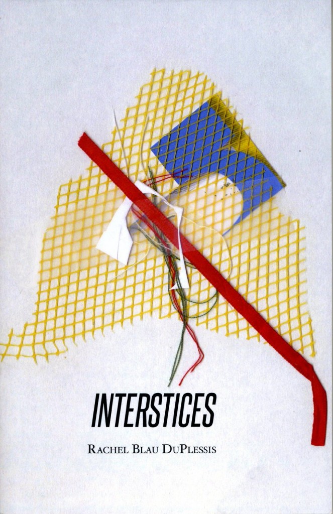 Book Cover for Interstices by Rachel Blau DuPlessis